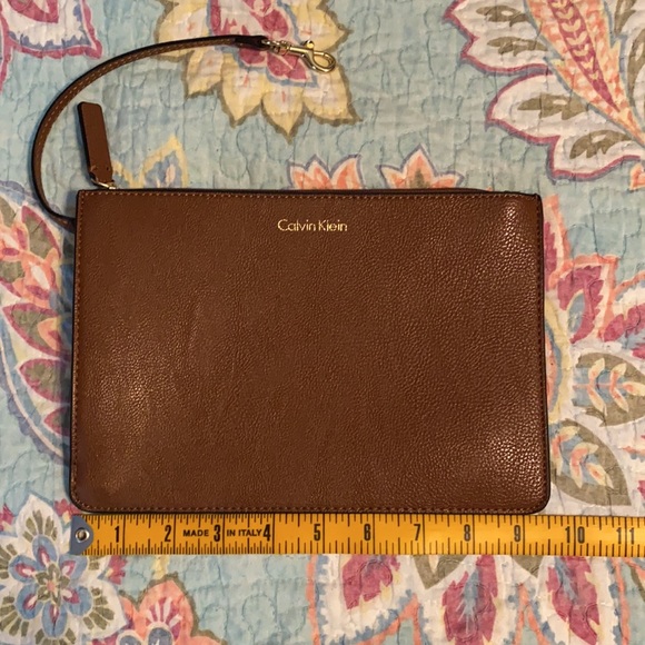 Calvin Klein Faux Leather Tote with Clutch Bag - Picture 12 of 17